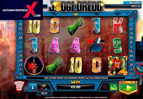 Judge Dredd Slot Machine .
